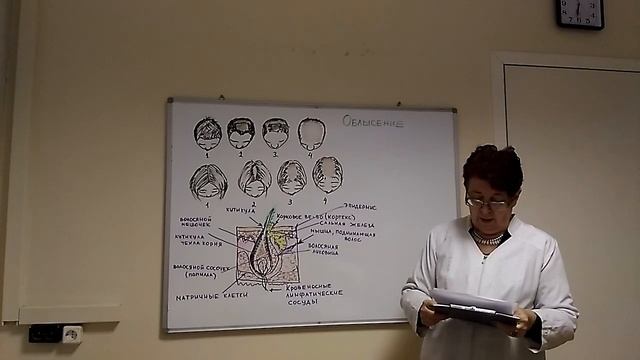 Облысение (Алопеция). Лекция Михайловой Р.И.