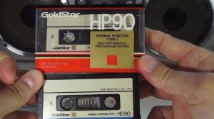 Вскрытие покажет! Кассета GoldStar HD90. 1989г #audiocassette
