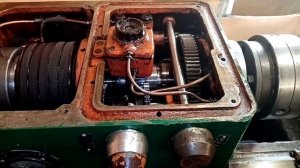Как устранить течь масла из передней бабки токарного станка 1а616