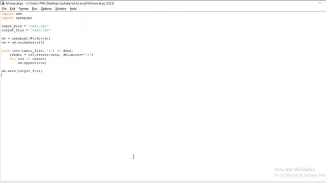 Convert .txt to Excel (.csv or .xlsx) using Python смотреть онлайн