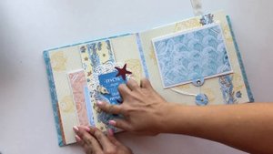 Альбом Морской бриз. Скрапбукинг