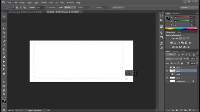Learn about negative space in graphic design in Adobe Photoshop смотреть онлайн
