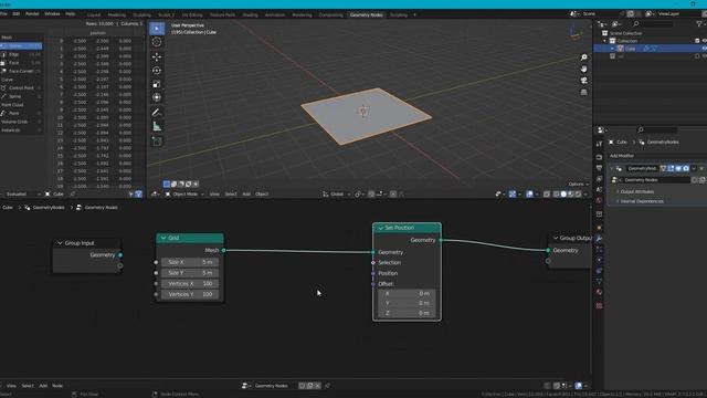 Landscape modeling with geometry nodes in Blender