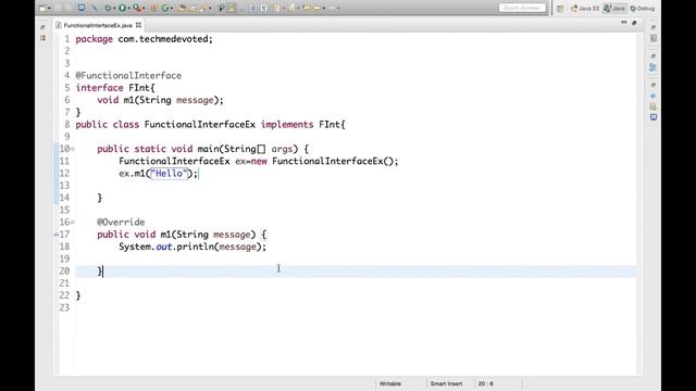 FunctionalInterface in Java-new feature of Java 8 смотреть онлайн