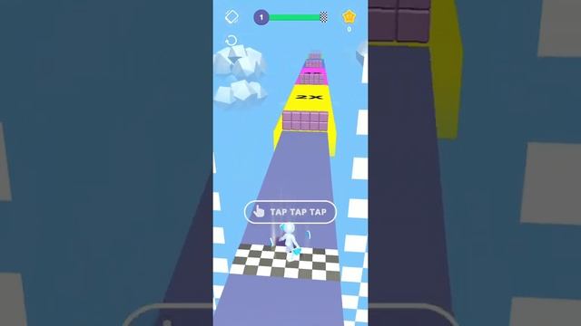 Hyper Runner 3D Gameplay (Android,ios) Level 1 #short