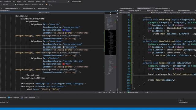 Xamarin.Forms AppShell 6 – Контекстное меню (SwipeView) в CollectionView смотреть онлайн