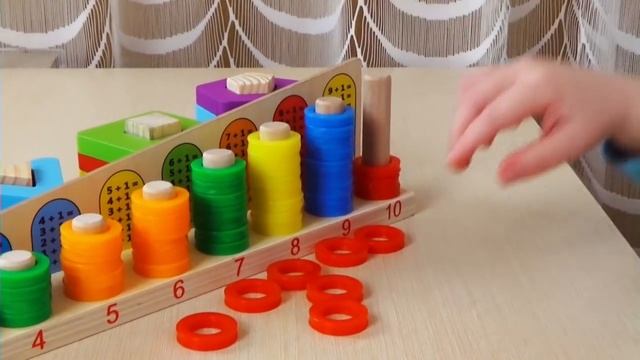 Геометрические фигуры и цифры для детей Развивающие игрушки для самых маленьких