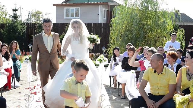 Трогательная выездная регистрация брака. Ведущая Торжеств Олеся Наумова смотреть онлайн