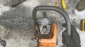 Опрессовка бензопилы Husqvarna 140