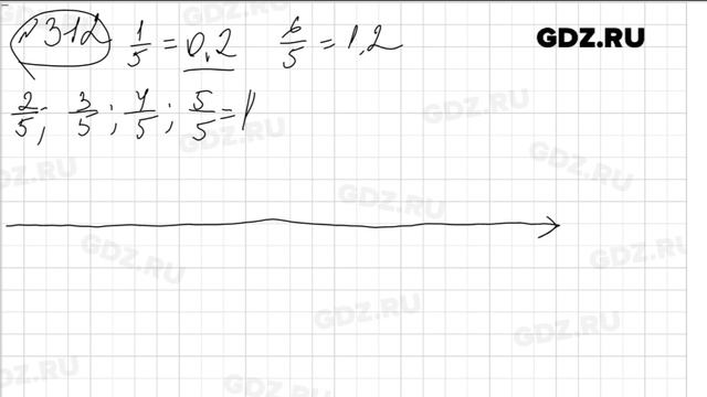 № 312 - Математика 6 класс Виленкин смотреть онлайн
