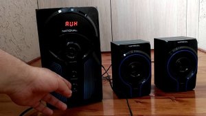 Акустическая система 2.1 National NAS-1250 - воспроизведение музыки с источника внешнего сигнала