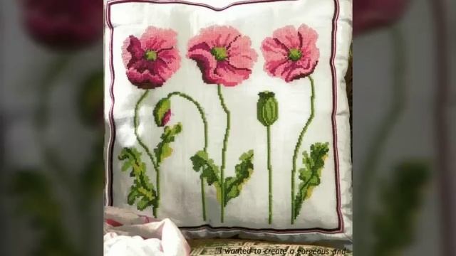 Beautiful Hand made Embroidered cushion covers Pillow Case designs idea By @beautyofthings9391