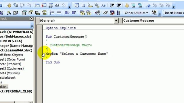 Use Excel VBA Macro to Show a Warning Message смотреть онлайн