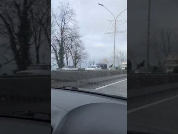 Транспортный коллапс в Сочи в первый рабочий день нового года