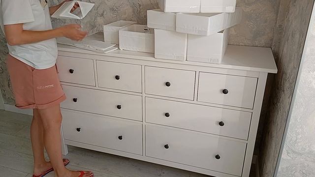 Собираем комод Хэмнес Икеа//Организация в новом комоде