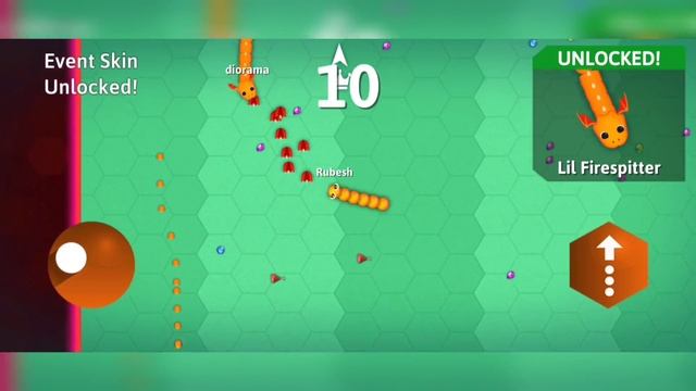 New Event Of Snake.io Game / Train Your Dragons / Lil Firespitter Skin Unlocked / Huge Weapons смотреть онлайн