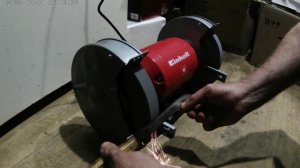 Точильный станок Einhell TC-BG 200 4412820 приобрёл себе наждак тихий домашний точить ножи кухонные