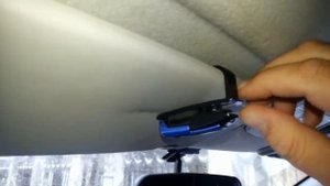 держатель для очков в автомобиль