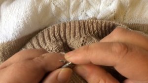 джемпер спицами реглан сверху