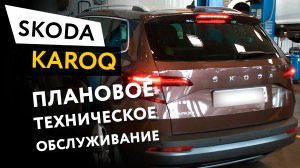 Плановое техническое обслуживание автомобиля Skoda Karoq 1.4 TSI