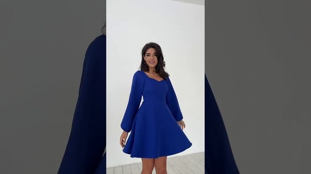 Платье женское синее смотреть онлайн