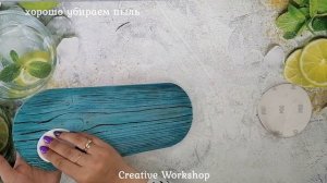 ?ДЕКОР КУХОННОЙ ДОСКИ ДЕКУПАЖНОЙ КАРТОЙ с подрисовкой фона красками?Мастер класс?Декупаж без клея.