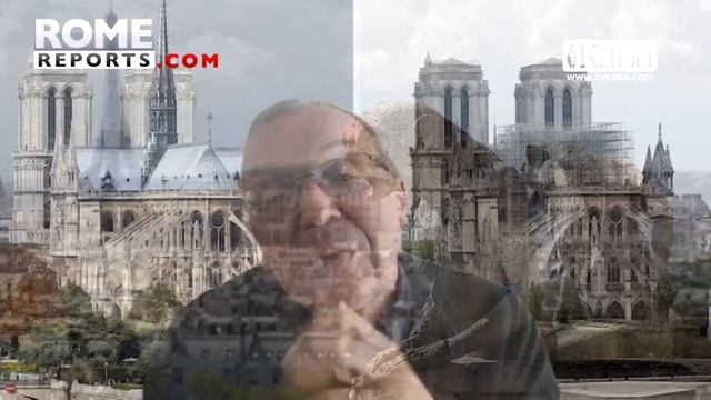 Продолжается реставрация собора Парижской Богоматери смотреть онлайн