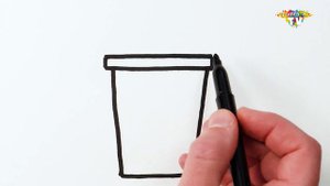 Рисуем улитку, змею, стакан с соком и кросовок! Раскраска для детей и малышей! Давайте рисовать! Рас