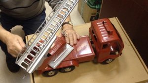 Игрушка СССР Пожарная Машина Большая Железная
