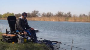 Отличная рыбалка на фидер! Наловили весеннего КАРАСЯ!!!
