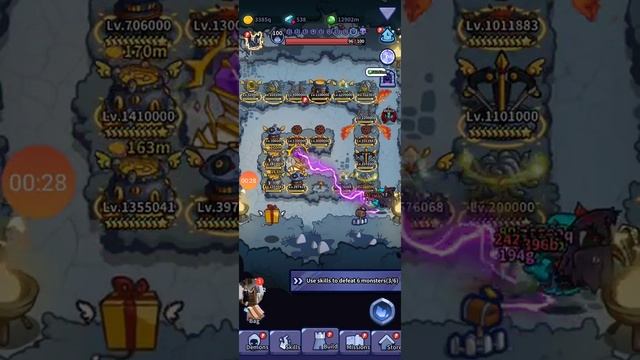 Idle Defense: Dark Forest level 100 Boss Fight