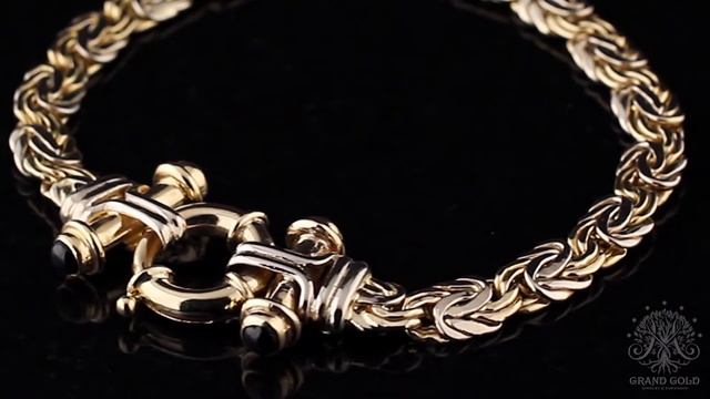 Браслет роза из комбинированного золота 585 пробы смотреть онлайн