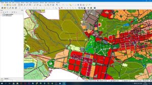 Векторизация генерального плана. (QGIS)