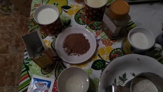 шоколадный манник с тыквой постный