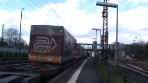 SBB Cargo 482 005-6 mit KLV in Mainz Bischofsheim Rbf