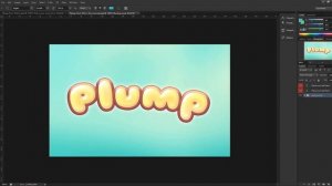 Plump Text Effect | Photoshop Text Effect Tutorial