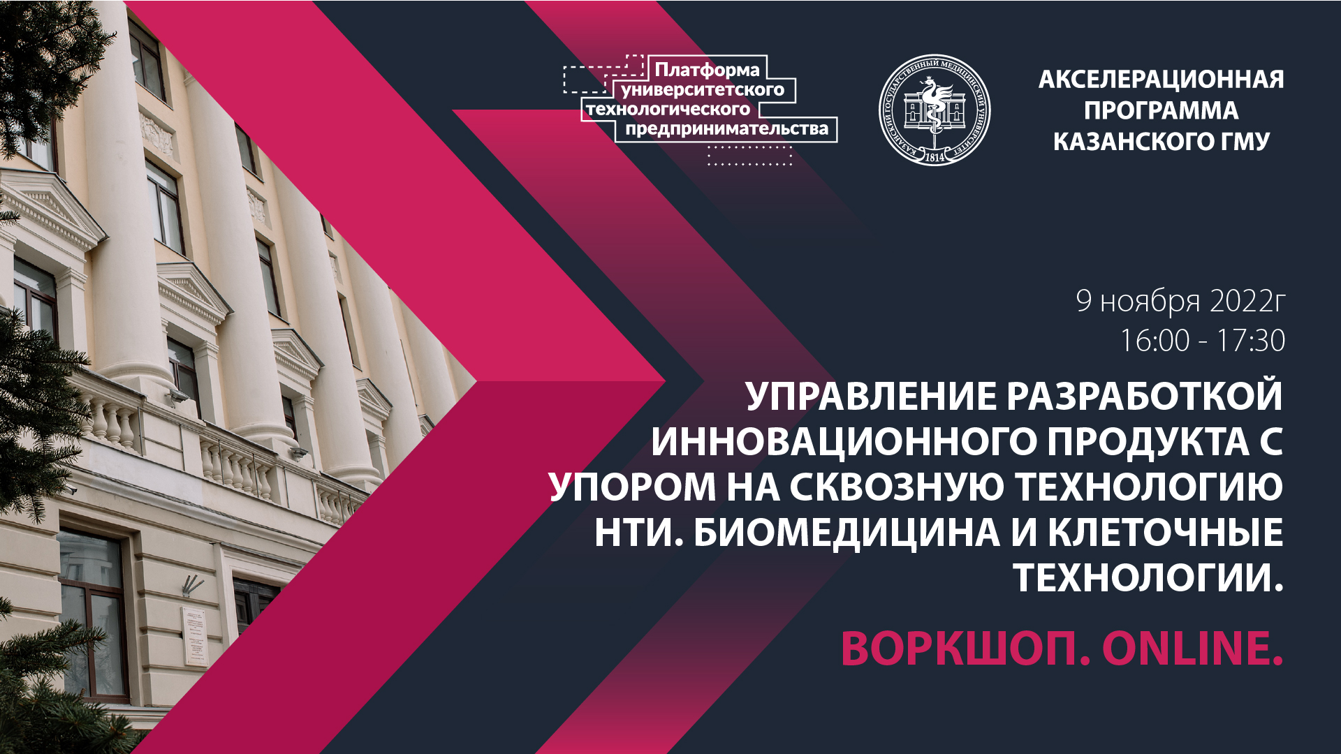 Воркшоп Управление разработкой инновационного продукта с упором на сквозную технологию НТИ»