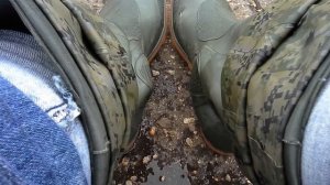 Mои русские болотные сапоги РОКС 016 РСК в закатанном положении.