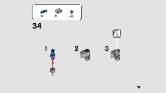 LEGO 42132 Motorcycle (4K) - building instructions 2/2
