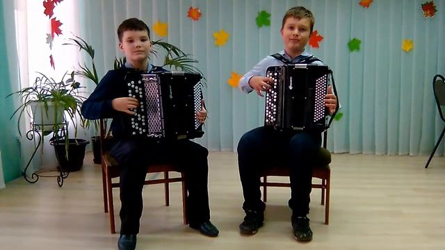 Н. Чайкин "Полька" исполняют Васильев Павел (10 лет) и Таскаев Михаил (11лет) смотреть онлайн