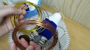 Вязальная неделя синего цвета. Вяжу домового крючком.