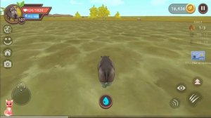 Бегемоты охотятся на босса НЕНАСЫТНОГО КРОКОДИЛА в WildCraft