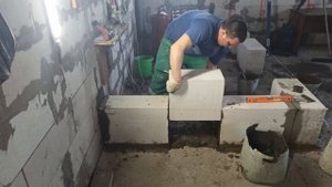 Дом из газобетона  котельная своими руками.