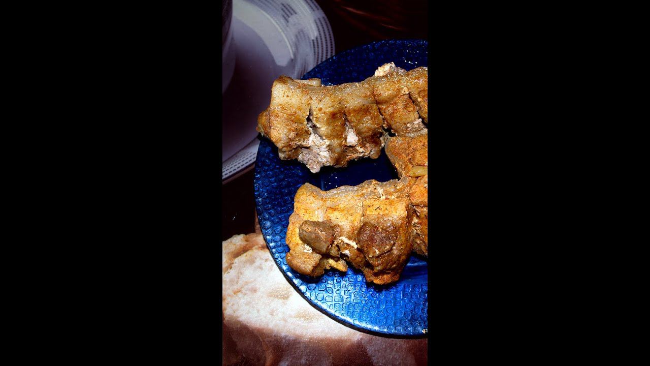 Рецепт приготовления свиной грудинки в домашних условиях. #shorts