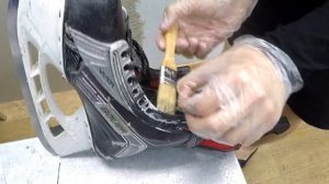 Ремонт люверсов на коньках Bauer 1x