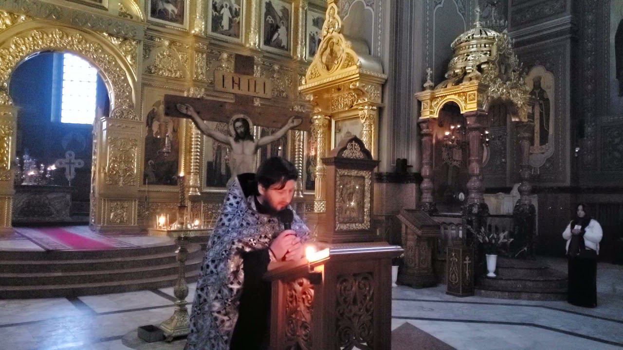 2021.04.18 Проповедь иеромонаха Александра на Пассии