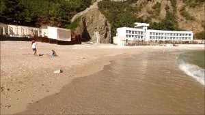 Крым - 2022. Пляж санатория "Южный" в Форосе
