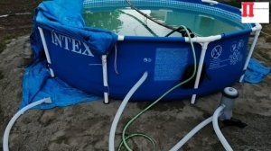 Влог:Насос А intex #28604/устанавливаю к бассейну насос 18 июня 2021г