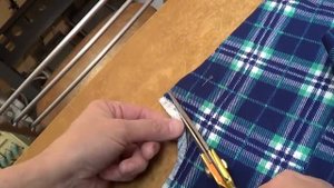 Обработка двойной кокетки в мужской рубашке