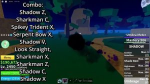 This Shadow Combo WORKS ON GROUND & AIR... | Bounty Hunting + Shadow Combo (Blox Fruits)
